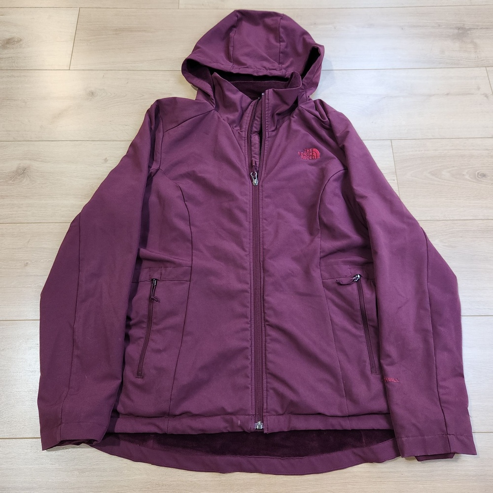 The North Face Shelbe Raschel Jacket Womens XL Purple Windwall Softshell Outdoor